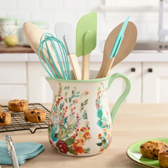 ❤️ New Pioneer Woman Floral Utensils Holder - Picture 10 of 10